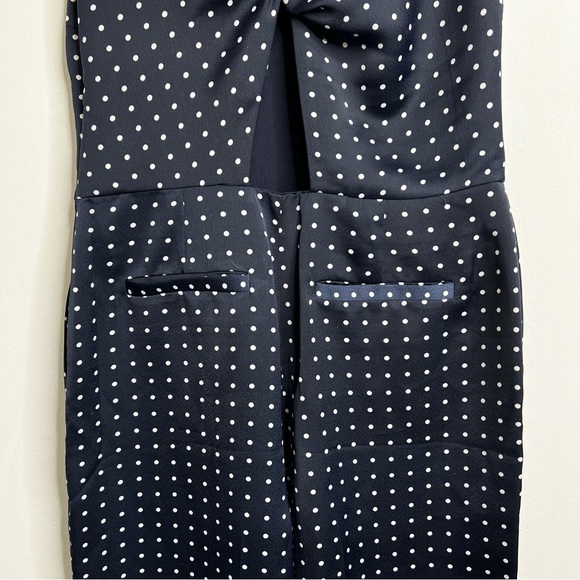 Banana Republic Polka Dot Twist Back Crop Jumpsuit - Picture 12 of 14